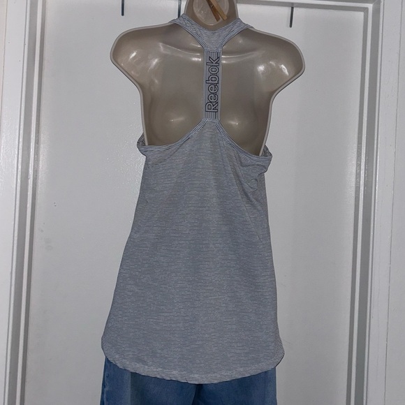 Reebok Cool Racerback Black and white striped - Picture 3 of 5